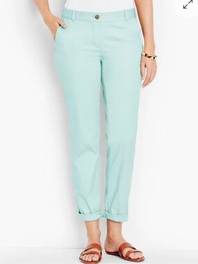 Talbots Girlfriend Chinos Garment Dyed Pants